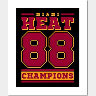 Miami Heat 1988 Edition Champions Posters and Art